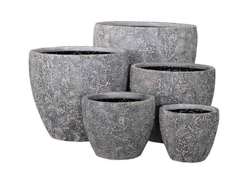 Forrest rustic cachepot A – Swhite-black