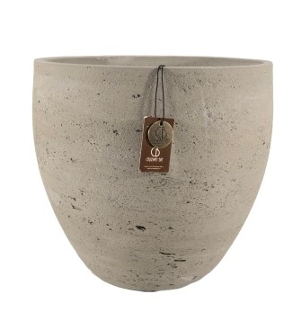 Adelaide cement light  pot A – 40×35 – Olive – 80005