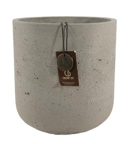 Barga cement light cylinder small A – 18x18x17.5 – Olive – 81625