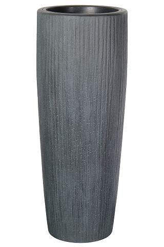 Clare high vase round B – 36×95 – Antique grey – 83524