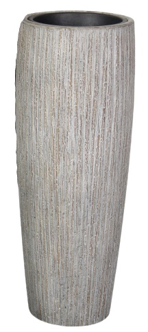 Clare high vase round A – 47×120 – Rusty grey – 83526