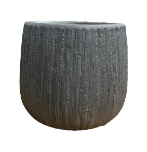 Clare bowl pot C – 29×26 – Antique grey – 83545