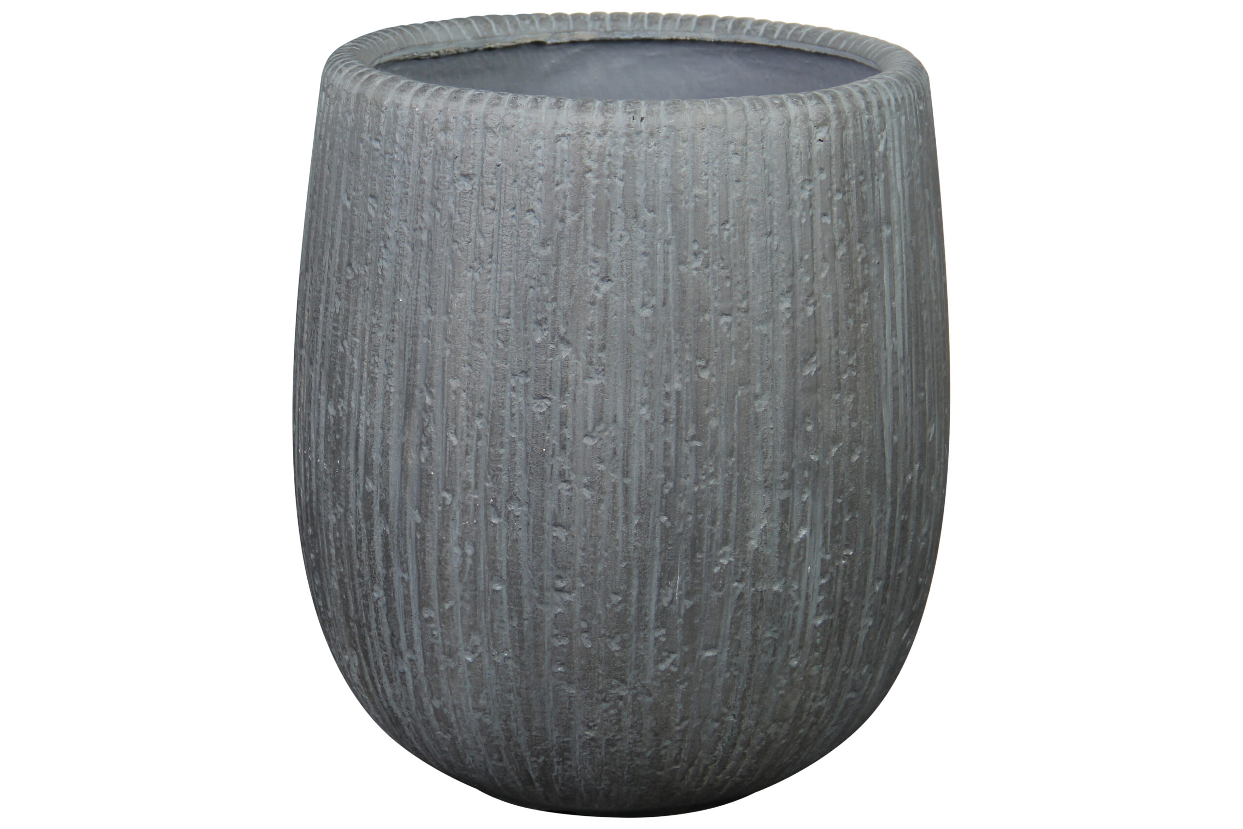 Clare bowl pot L – 47.5×54 – Antique grey – 83550