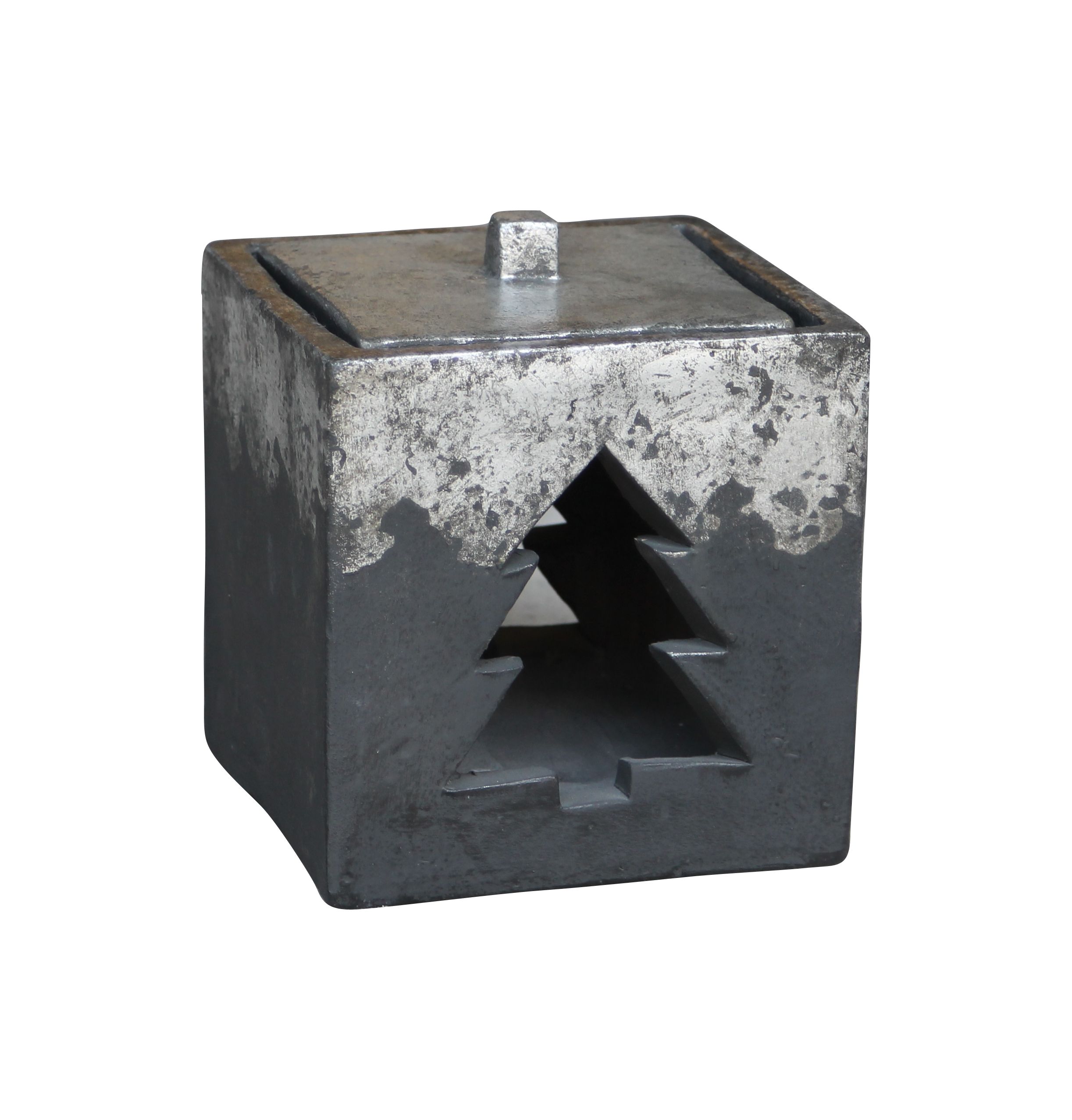 Terra Candle box Pinetree terrawash – Silver