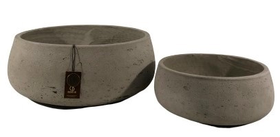 Barham cement light plate small set 2 – Olive