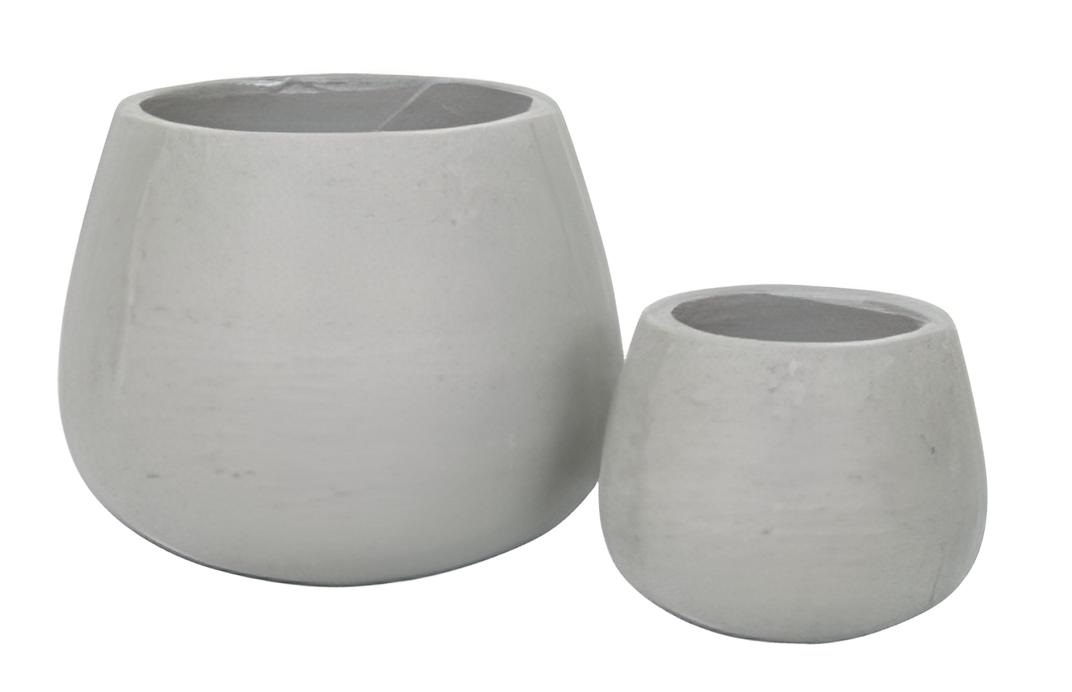 Clayton bowl pot set 2 – sandy beige