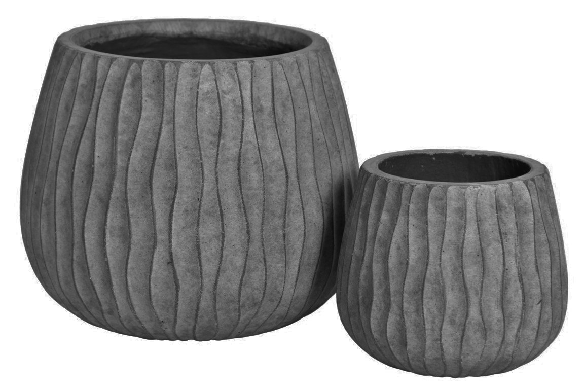 Cleve bowl waves set 2 – Antique grey