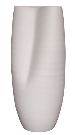 Celtic dented vase XL – white